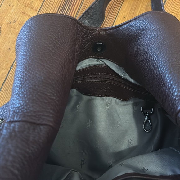 Dark wine saddle bag - Picture 4 of 6